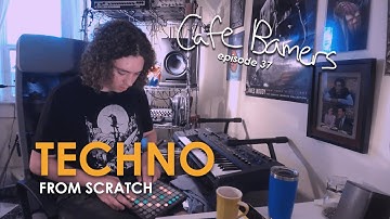 Cafe Bamers #37 - Detroit-Inspired Techno From Scratch | Live Production Ableton W Hardware Synths