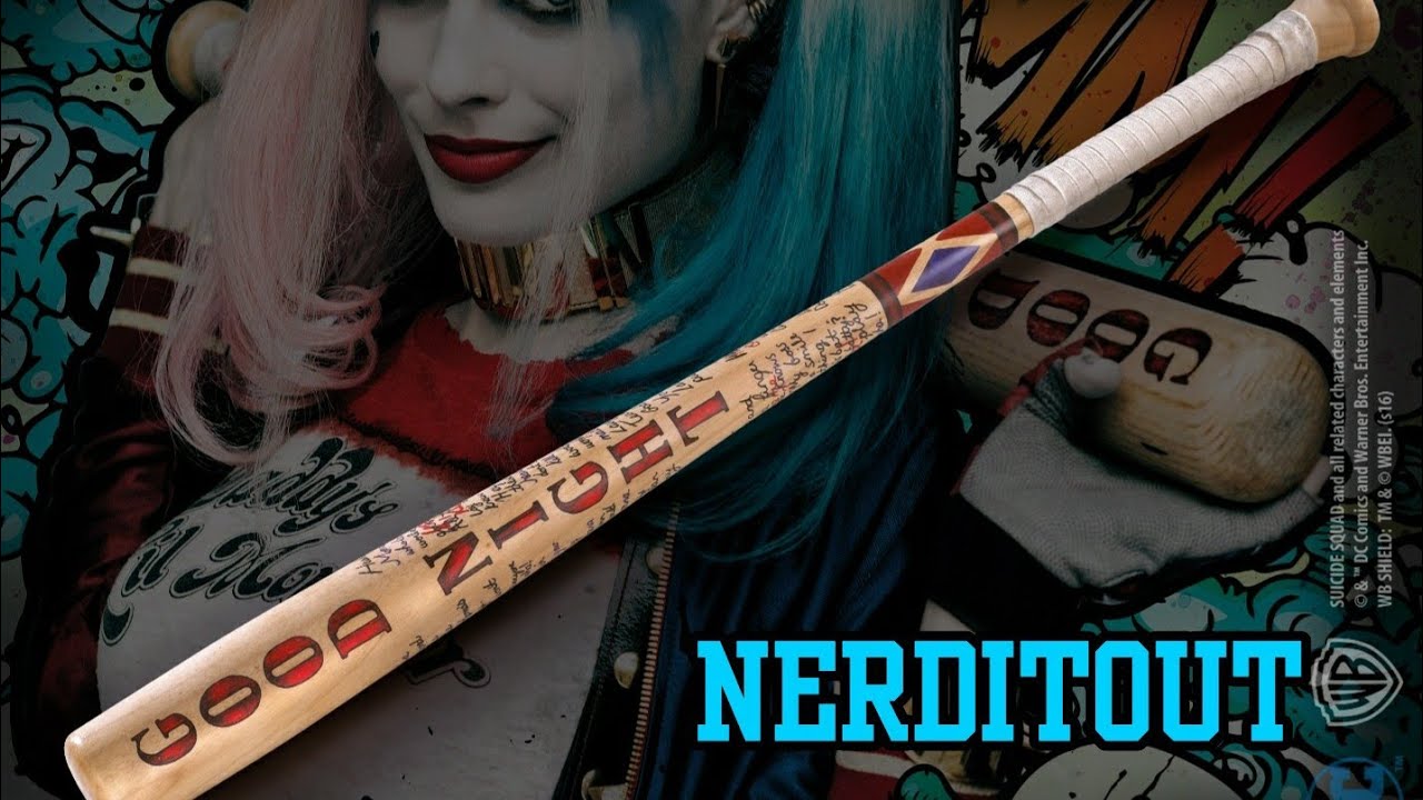 The Noble Collection Harley Quinn Suicide Squad Baseball Bat Replica