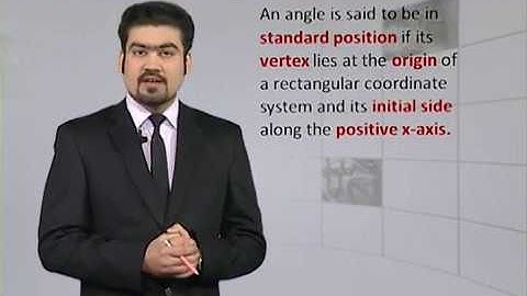 Math - Fsc Part 1 Chapter 9 Angle In The Standard Position- Math