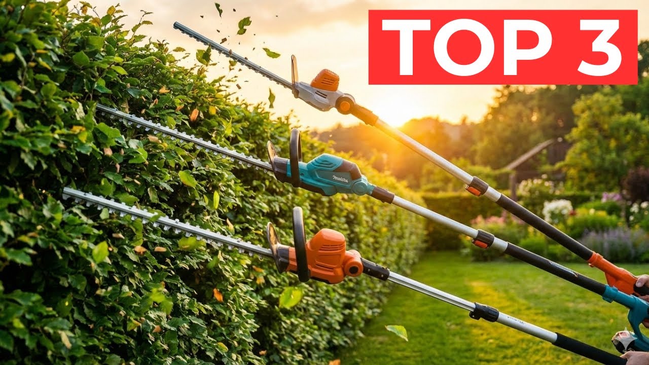 TOP 3 Best Pole Hedge Trimmer 2026 - YouTube