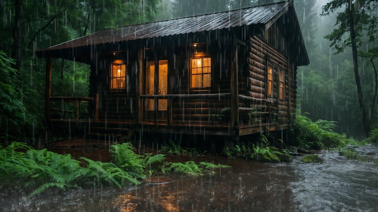 Sleeping Through Thunder in a Watchtower | RDR2 ASMR Ambience with Rain ...