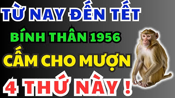 Từ Nay Đến Tết 2026 Bính Thân 1956 Tuyệt Đối Cấm Cho Mượn 4 Thứ Kẻo Rước Xui Xẻo, Hao Tán Tài Lộc