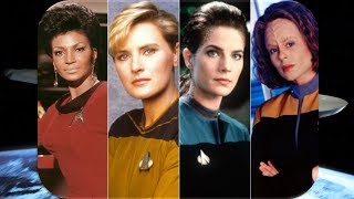 Star Trek Women then and now