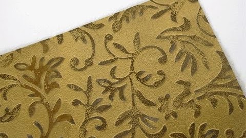 Heat Embossed Background with the Cuttlebug