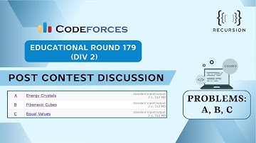 Educational CodeForces Round 179 (DIV. 2) | Post Contest Discussion