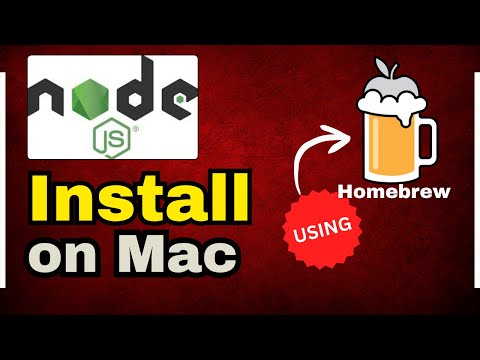 Install Node.js Using Homebrew on Mac | Easy Developer Setup | 2025 Guide