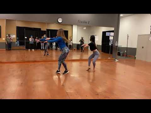 Sheena's Salsa On2 Intermediate Class #4 @DF Dance Studio - Salsa On2 Partnerwork & Shines
