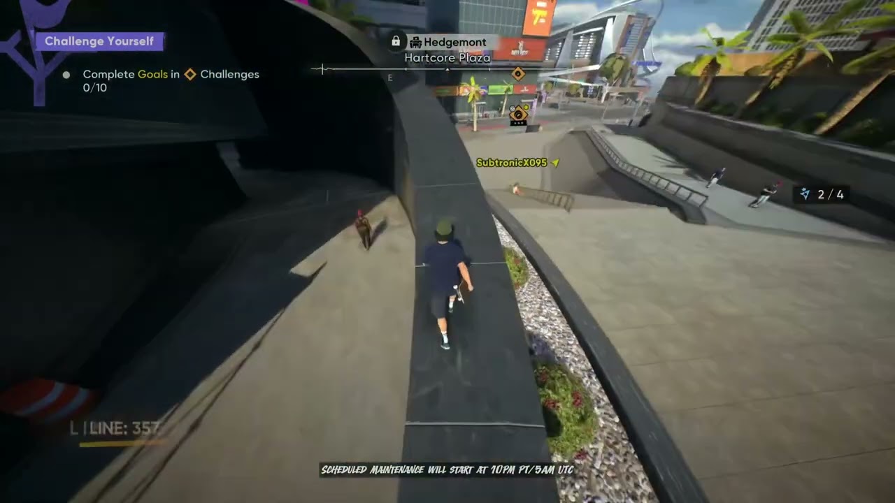 Skate 4- Sick Rail Grind 