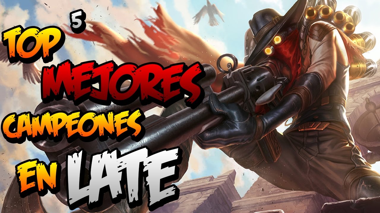 TOP 5 MEJORES CAMPEONES en LATE GAME | League of Legends