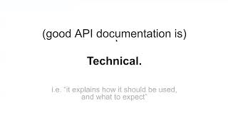 WTD East Coast August '21: Good vs. Bad API Documentation