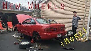 Putting Enkei 92's On Felix's Integra (+ More Parts)