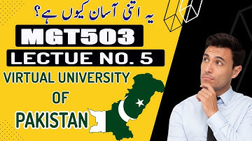 5.MGT503 Lecture No 5| MGT503 Principal Of Management | MGT503 Short