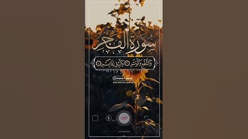 سورة الفجر | محمد كمال هاشم ♥️.