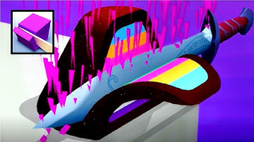 ASMR Slicing gameplay android, ios levels 77-87 | Gameplay A&I