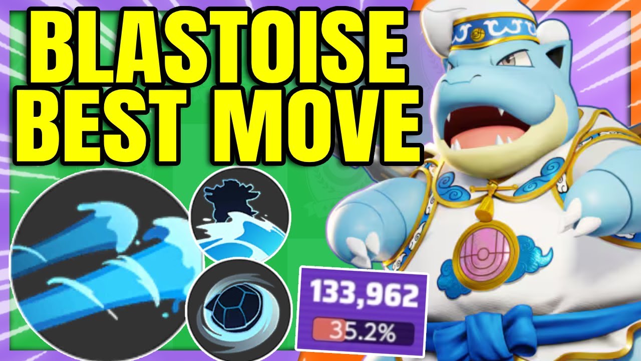 HYDRO PUMP is the Difference Maker on BLASTOISE | Pokemon Unite