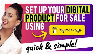 How to Add Digital Download Product On Buy Me a Coffee ☕ | Step by Step