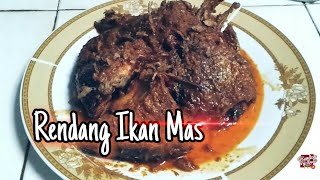 Rendang Ikan Mas....II Ngolah ikan hasil ngebolang