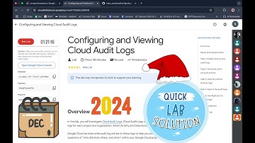 Configuring and Viewing Cloud Audit Logs | #qwiklabs | #coursera  | [With Explanation🗣️]