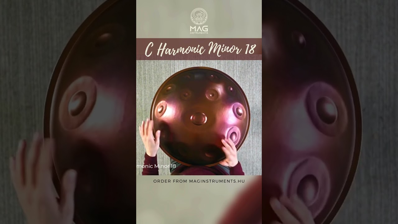 C Harmonic minor 18 #handpan #handpanscales #maghandpan