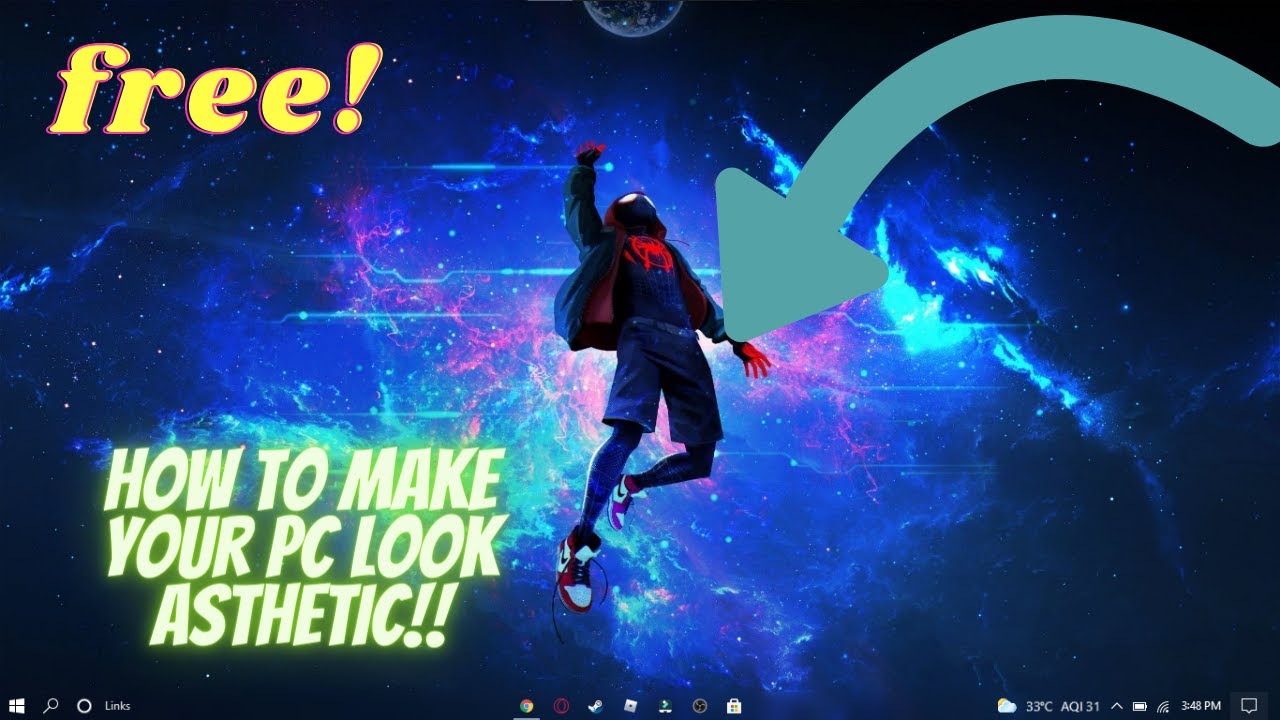 How to make your pc/laptop look asthetic - YouTube