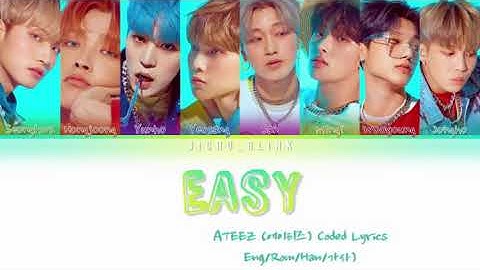 How Would ATEEZ Sing "EASY" (WHEEIN) | Lyrics (Color Coded)