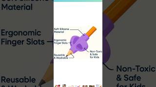 Perfect Handwriting Tool for Kids YTM Pencil Grip Review &amp; Demo #shorts #youtubeshorts #handwriting
