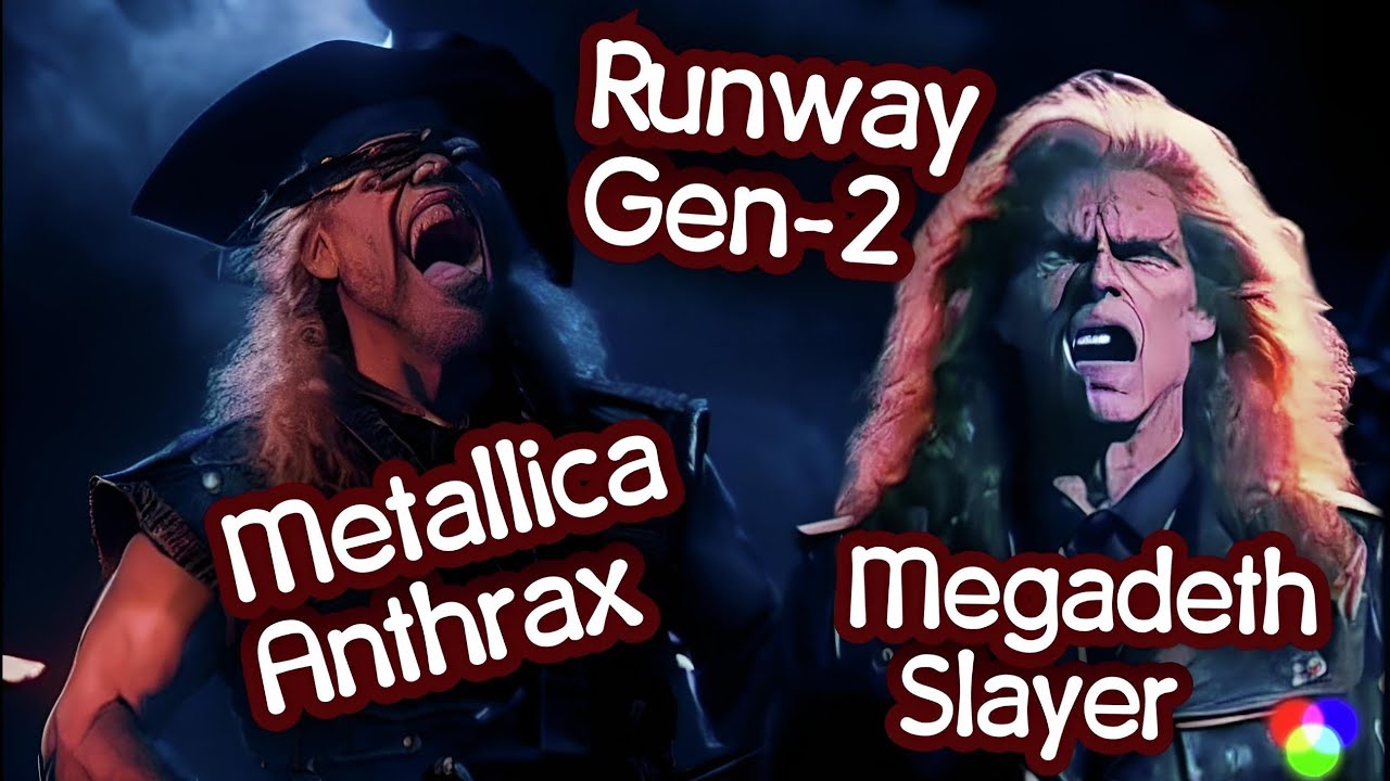 Neural network generates legends of trash metal - Metallica, Megadeth, Anthrax, Slayer