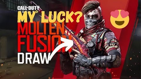 *New* Legendary AK117 Metldown cod mobile | Molten Fusion Lucky Draw Ak117 Meltdown Best Gun CODM