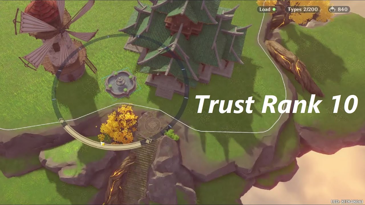 Genshin Impact Serenitea Pot Trust Rank 10 Finally YouTube