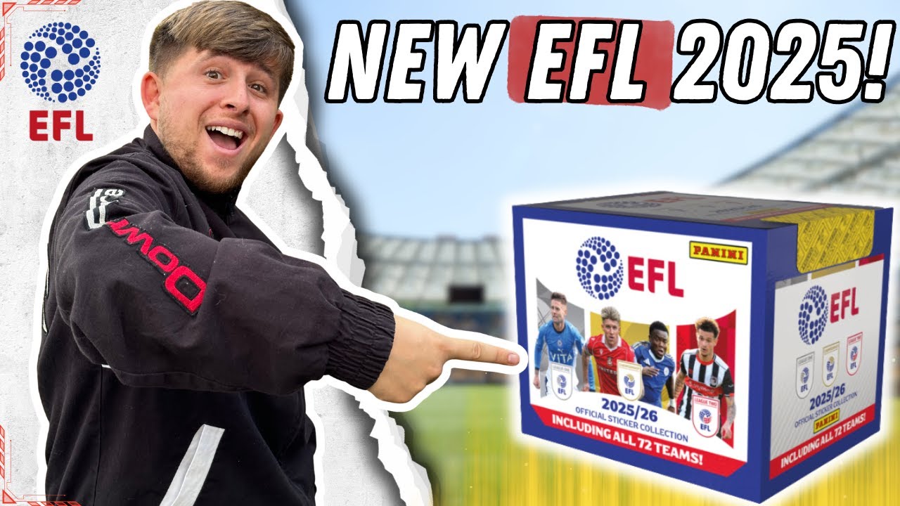 *НОВИНКА* Открытие набора PANINI EFL 2025/26 — в погоне за всеми клубами Футбольной лиги! 🔥