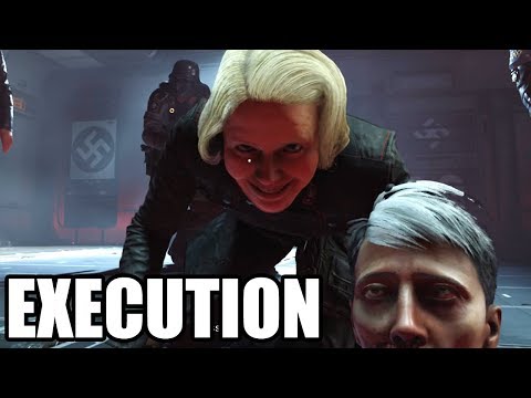 WOLFENSTEIN 2 The New Colossus - Execution Scene / Caroline Death Scene