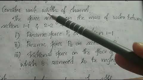 FM2 - S4 CE - MODULE 4-  DEPTH OF HYDRAULIC JUMP - PART 1