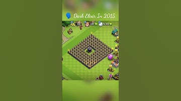 Dark Elixir 💧⚫ #ytshorts #youtube #clashofclans #coc #darkelixir #elixir #2015 #2025 #goldendays