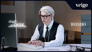 [EN] [ASMR] Clacks that snap overtime drowsiness away (with.WONHO) | tingle Desk 👂🏻⌨️