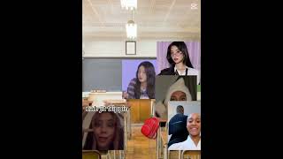 If katseye members went to school #katseye #school #katseyeedit #capcut #template 