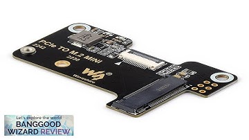 Raspberry Pi 5 PCIe to M.2 Mini Adapter Board Supports NVMe Protocol Review
