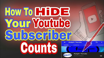 How To Hide Youtube Subscriber Count | Paano itago Ang Youtube Subscriber Count | 2020