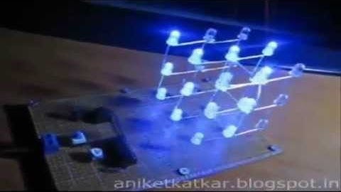 How to make a 3x3x3 LED cube