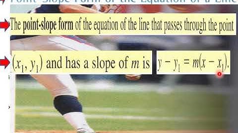 1 1 L V Lines in the Plane Pt 1