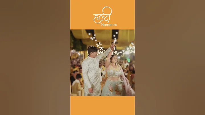 Celebrating the start of forever with a touch of Haldi.