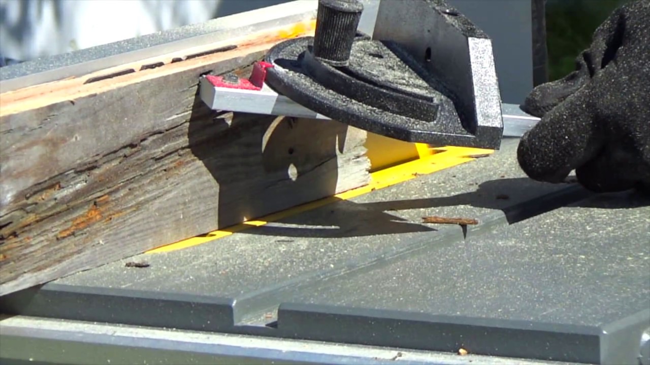 Resawing old wood pallets YouTube