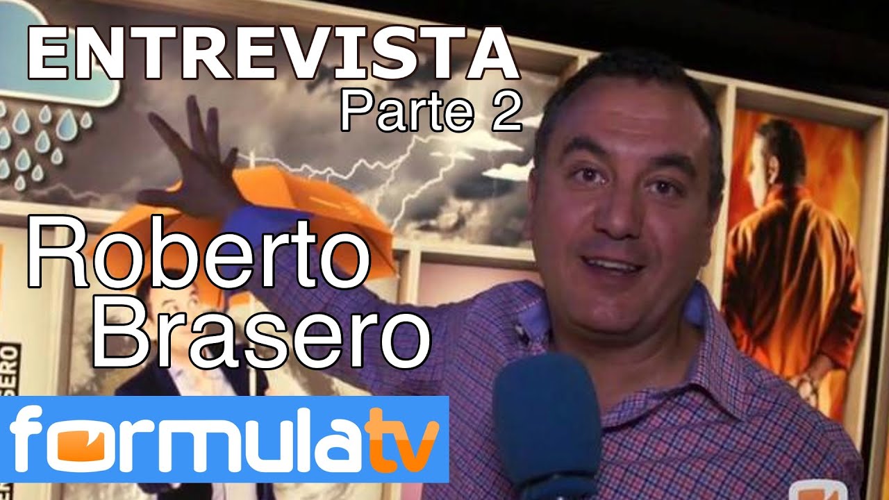 Roberto Brasero: "En las webs sobre el tiempo no tedan una interpretación como hacemos en la TV"