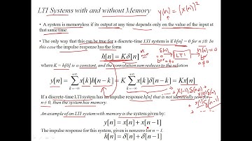 Memoryless and Inverse LTI Systems Part 20