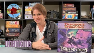 Dungeons & Dragons: The Legend of Drizzt Board Game Unboxing screenshot 2