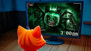 I Put Up CAMERAS To Spy On BLOOD SPARKY And It's SCARY! (I Am Cat VR)