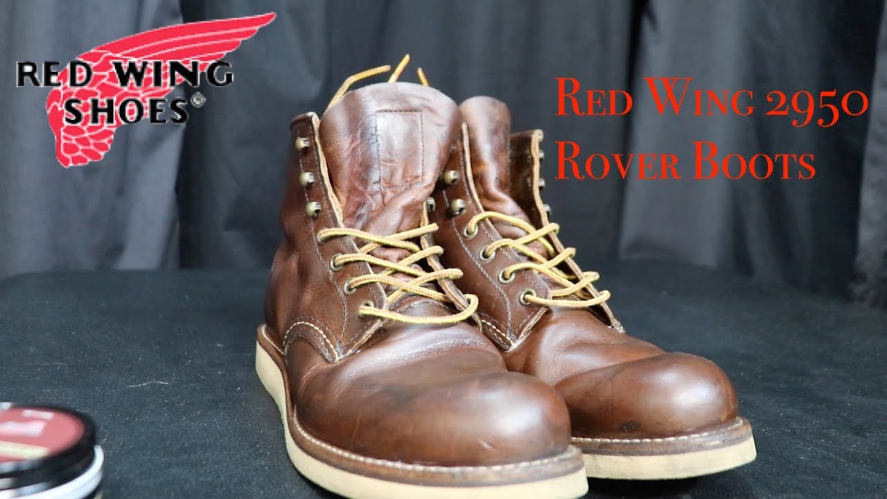Red Wing Shoes 2950 Rover Rough and Tough Boot Cleaning Care YouTube