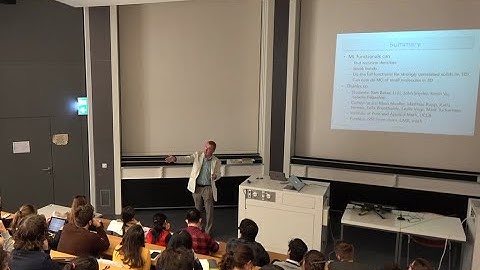 14 MDL - Kieron Burke: Machine-learning of density functionals for appl. in molecules and materials