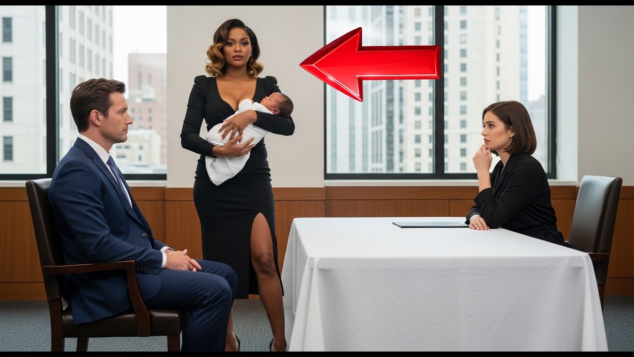 SHE ARRIVED AT THE DIVORCE WITH A NEWBORN — THE BILLIONAIRE CEO SAT BESIDE HIS FIANCÉE