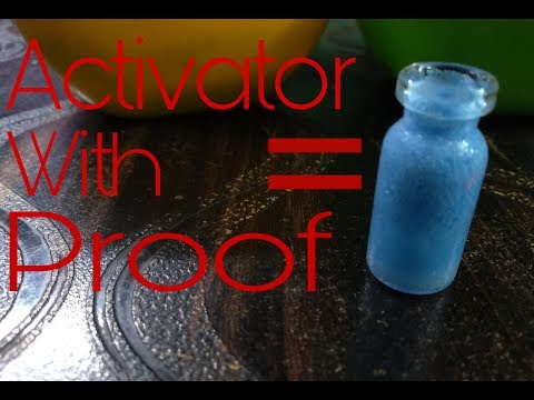 How to make slime activator with proof