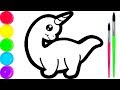 Download Glitter Toy Dinosaur Unicorn coloring and drawing for Kids, Toddlers Кис Кис Glitter Toy Dinosaur Unicorn coloring and drawing for Kids, Toddlers Кис Кис